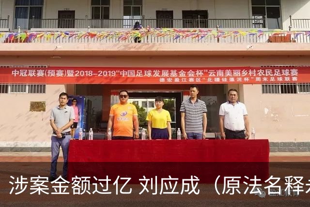 涉案金额过亿 刘应成（原法名释永信）一审被判有期徒刑24年